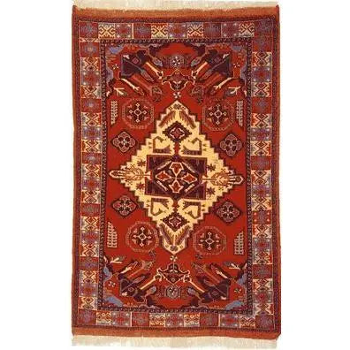 One Of The Kind Persian Mashad Rug 6'2" x 3'8"